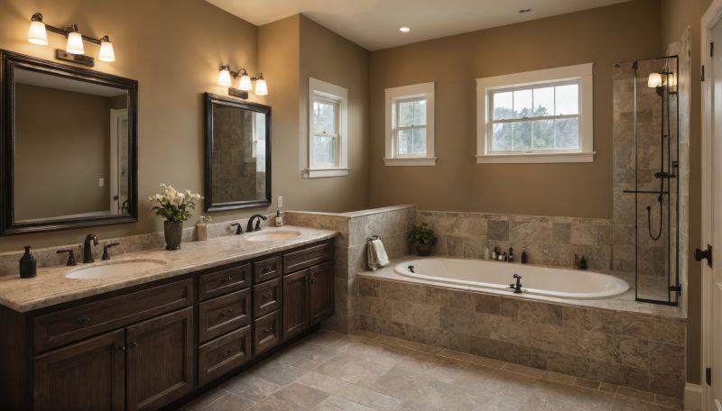 Bathroom with High-End Finishes