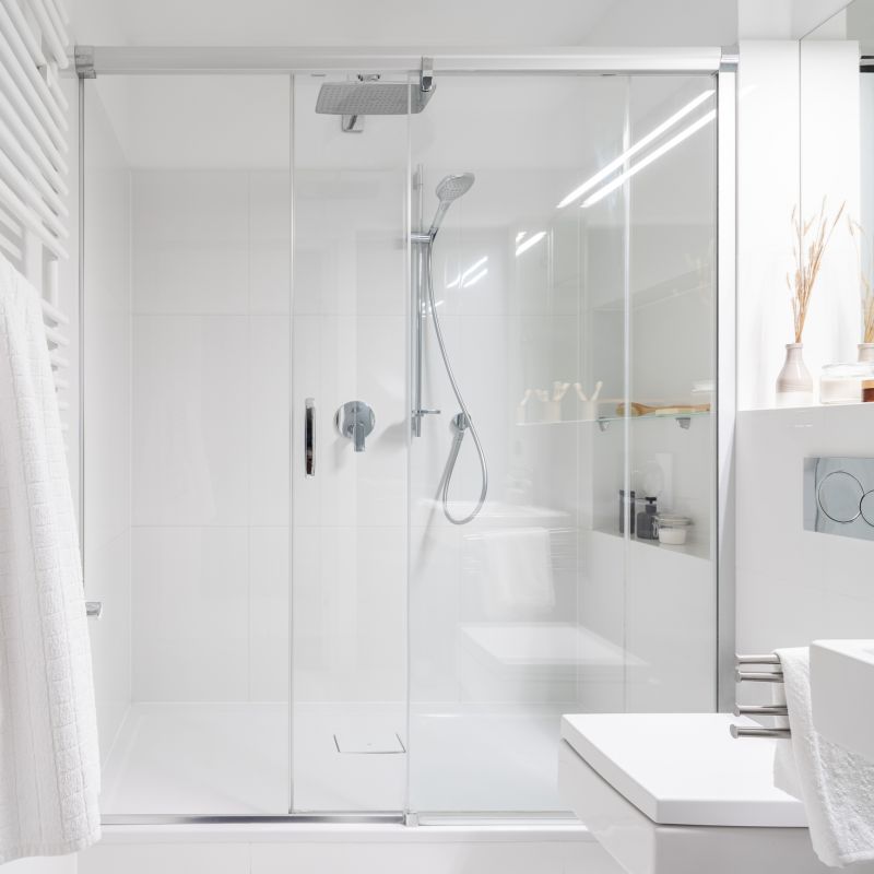 Stylish Glass Shower Panel