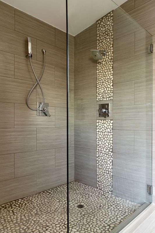 Bold Tile Pattern Shower